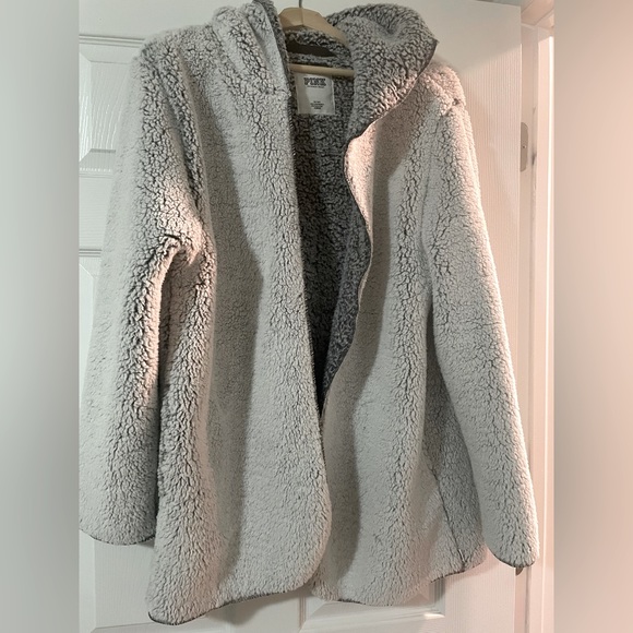 PINK Victoria's Secret Sweaters - Victoria’s Secret Pink Sherpa Sweater